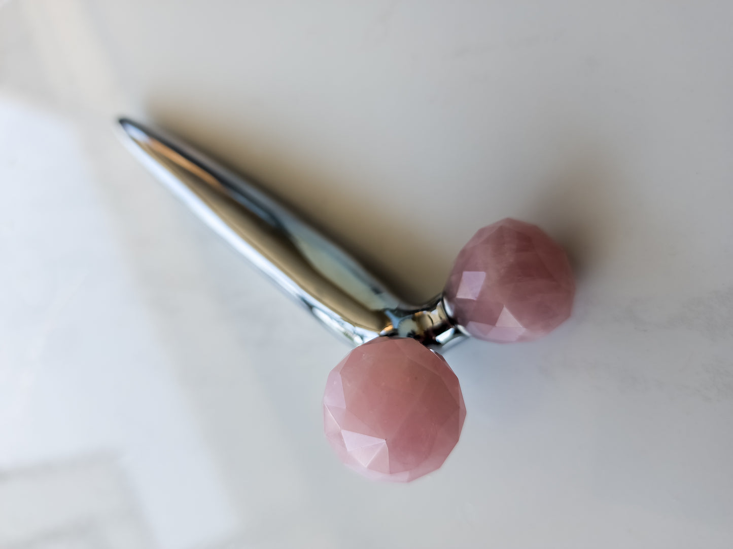 Rose Quartz 3D Sculpting Facial Roller