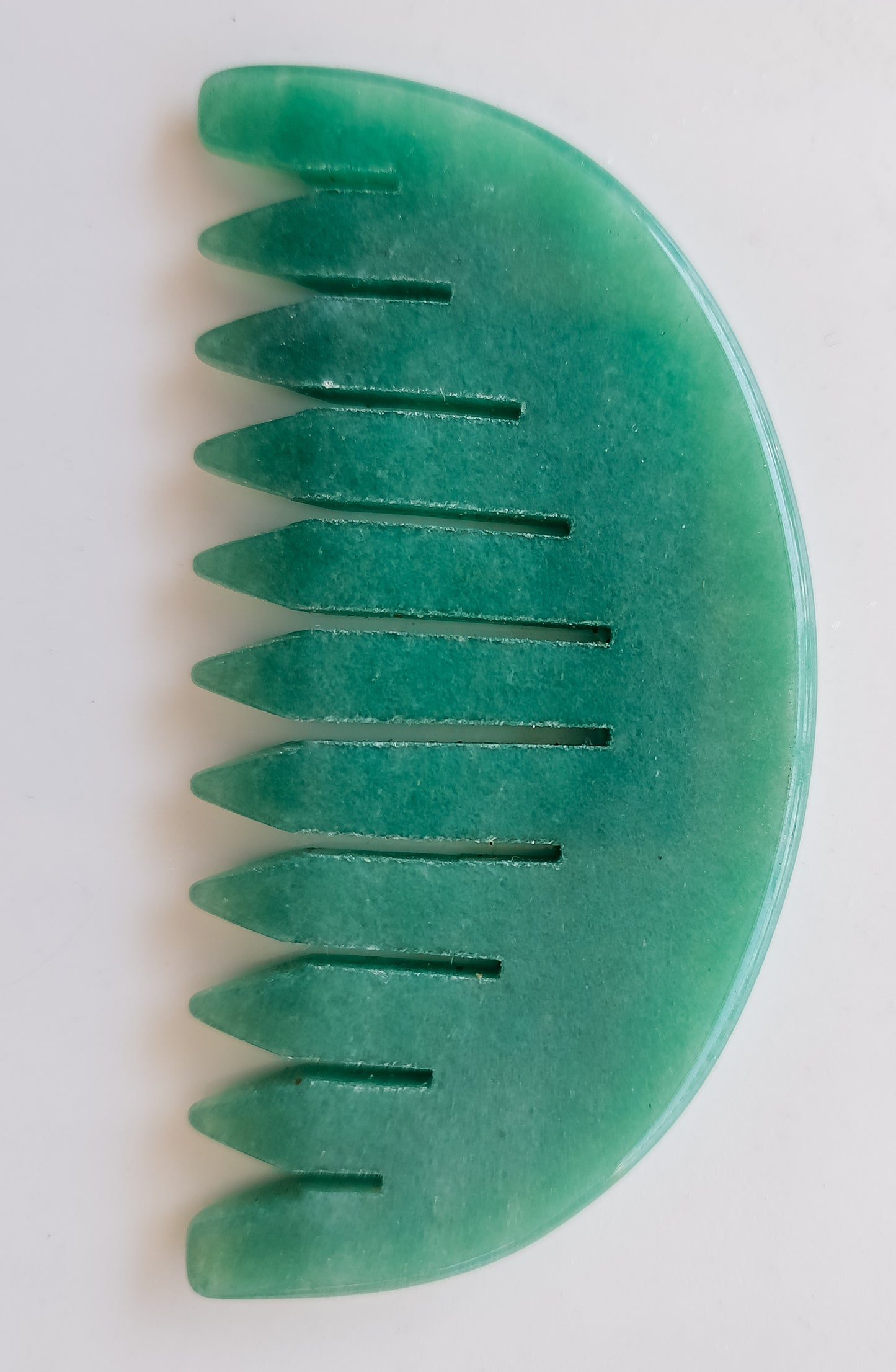 Green Aventurine Hair Gua Sha (Comb)