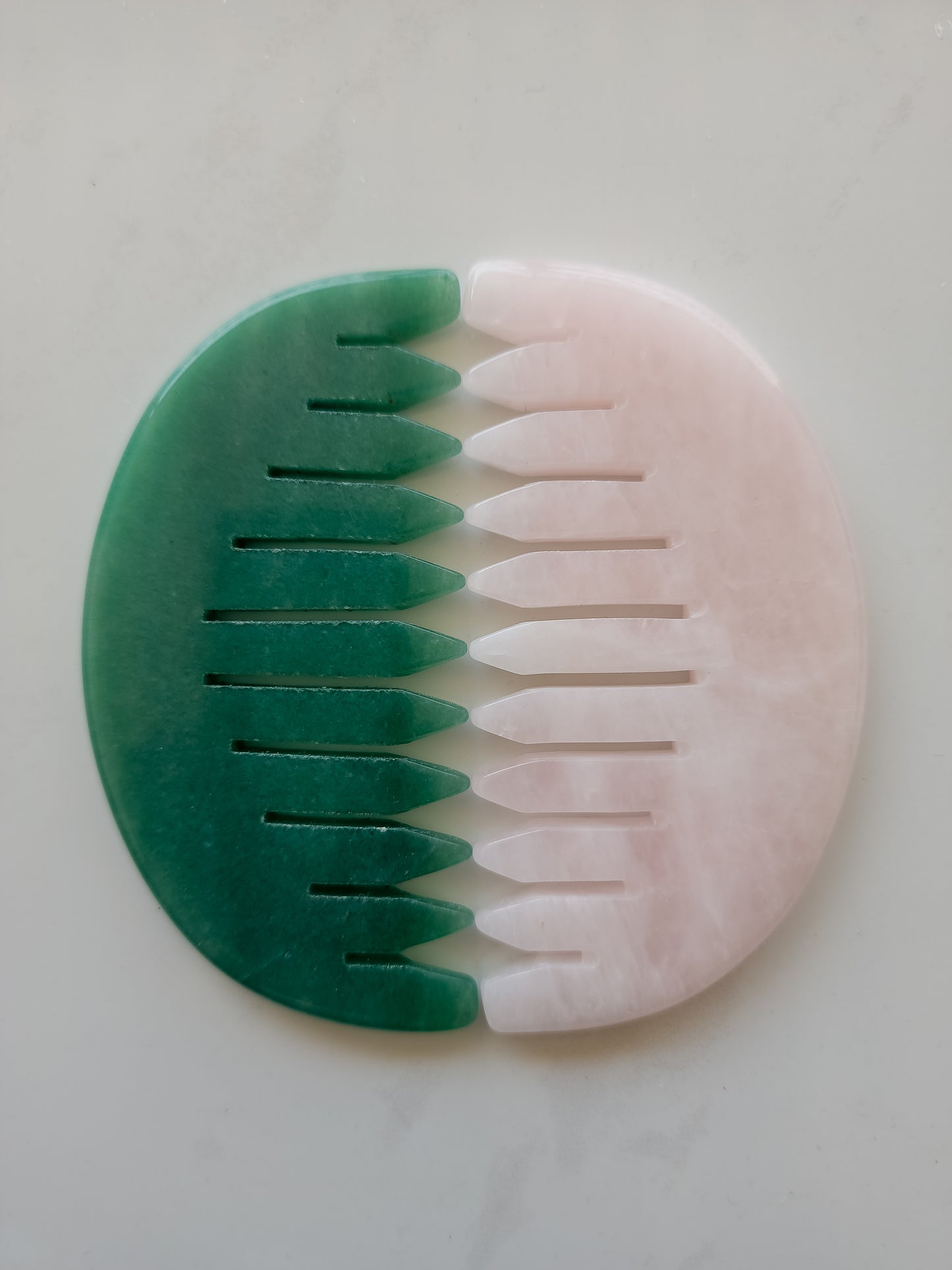 Green Aventurine Hair Gua Sha (Comb)