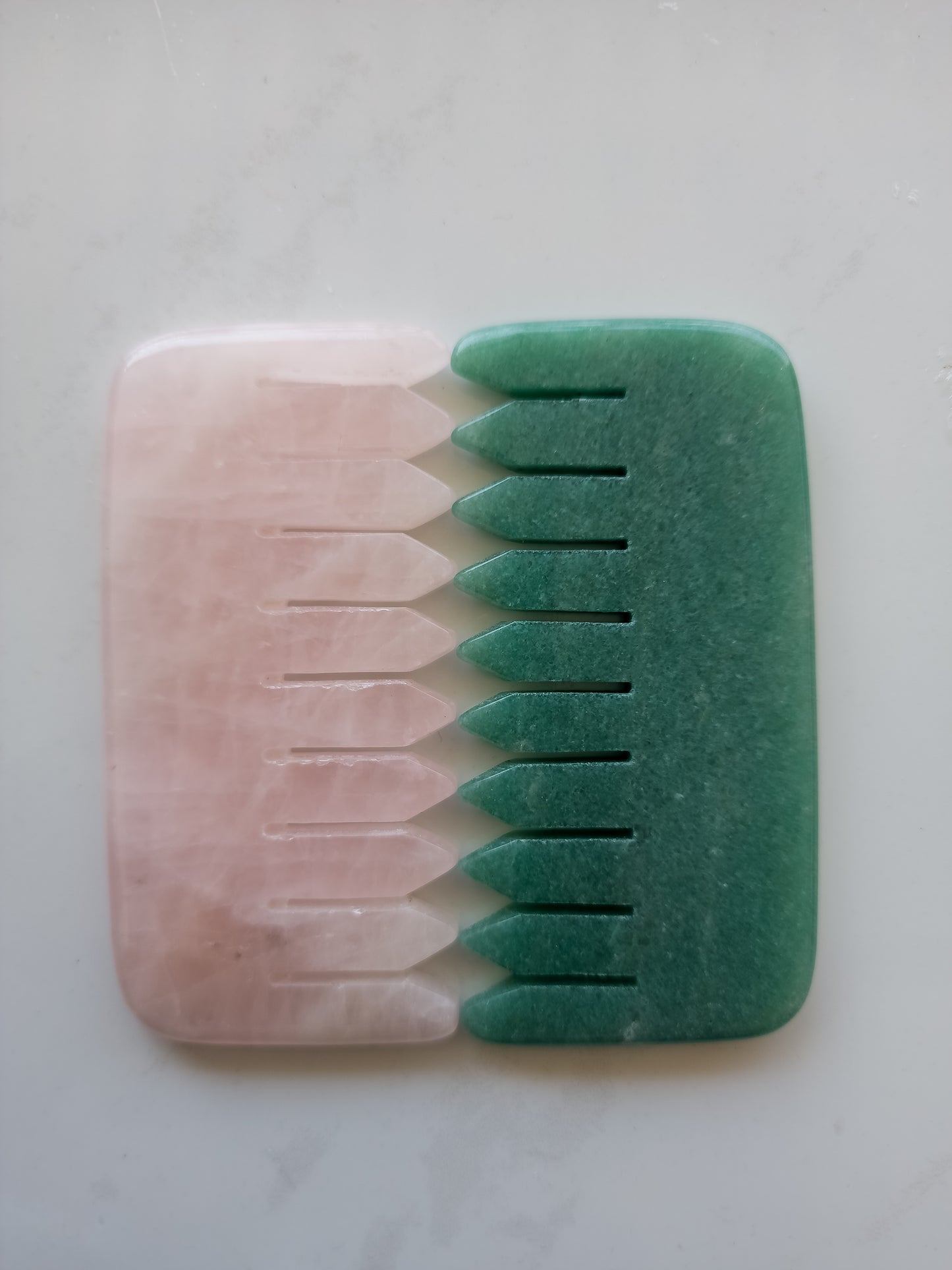 Green Aventurine Hair Gua Sha (Comb)