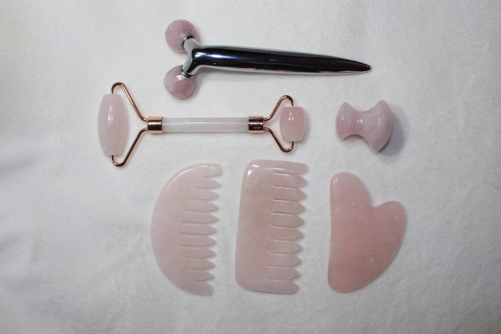 Rose Quartz 3D Sculpting Facial Roller